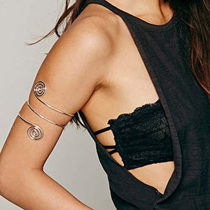 6Pcs Arm Cuff Upper Arm Band Cuff Bracelet Bangle for Women - Decotree.co Online Shop