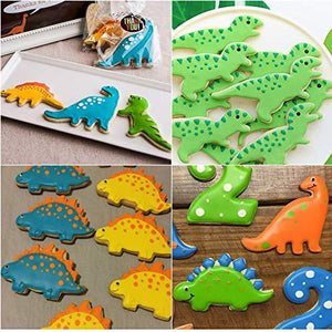 Dinosaur Cookie Cutters Set - 7 Piece Stainless Steel Cutters Molds - Decotree.co Online Shop