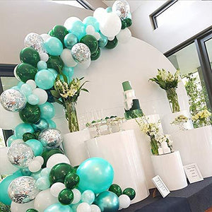 100pcs Balloon Garland Kit, Silver Confetti Balloons for Baby Shower and Weddings - Decotree.co Online Shop