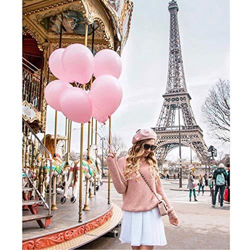 Pink Balloon Garland 120 Pack Latex Balloons 10 Inch - Baby Pink Balloons Round Balloon Macaron 6 Colors for Baby Shower Girl Party Decoration Birthday Wedding - Decotree.co Online Shop