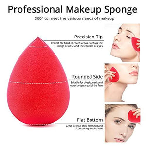 5 Pcs Makeup Sponge Set, Foundation Blending Beauty Sponge, Flawless for Liquid - Decotree.co Online Shop