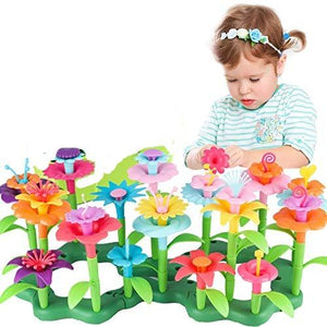 Girls Toys Age 3-6 Year Old Toddler Toys for Girls Boys Gifts Flower Garden Building Toy Educational Activity Stem Toys(130 PCS) - Decotree.co Online Shop