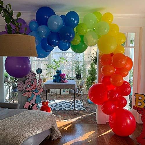 Rainbow Balloons Garland Kit 90Pcs Mixed Size 5/12/18 Inch Assorted Color Balloons Latex Balloon Party Balloons - Decotree.co Online Shop