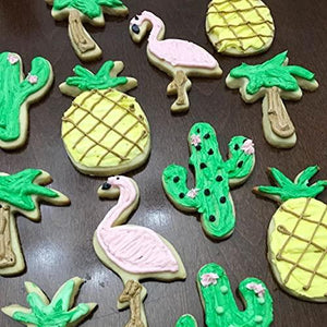 5 Pieces Hawaiian Cookie Cutter Set for Summer Tropical Beach Party Supplies - Decotree.co Online Shop