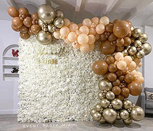 204pcs 10inch /5inch/ 18inch Skin and Coffee Latex Balloon Garland for Birthday Party Decoration Baby Shower Wedding Ceremony - Decotree.co Online Shop