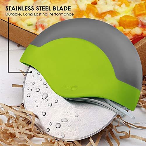 Pizza Cutter Wheel - Super Sharp and Easy To Clean Slicer, Kitchen Gadget with Protective Blade Guard - Decotree.co Online Shop
