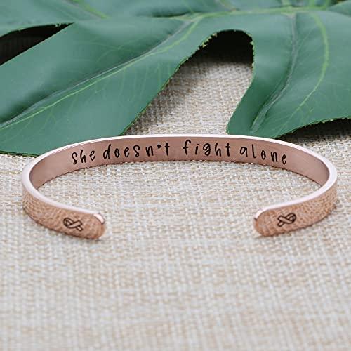 Gifts for Women Inspirational Bracelets Cancer Survivor Jewelry for Her - Decotree.co Online Shop