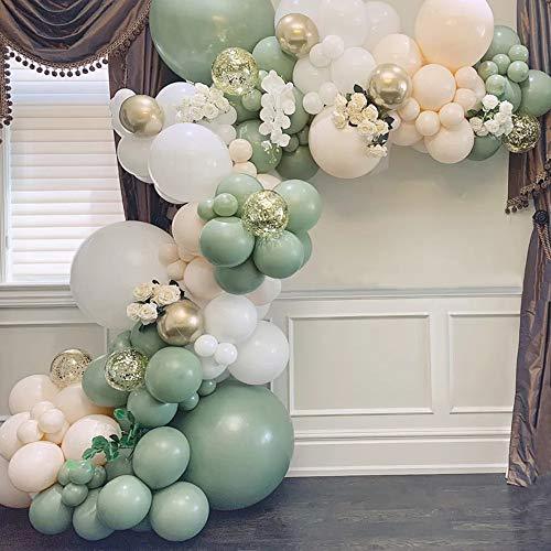 Sage Green Balloon Garland Arch Kit 143pcs Avocado Green Balloons for Wedding Birthday Party Baby Shower - Decotree.co Online Shop