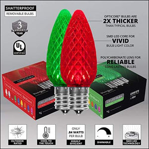 C9 Red & Green LED Commercial Outdoor Christmas Lights ââââ‚?Heavy Duty Christmas String Lights - Decotree.co Online Shop