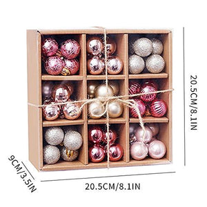3cm Multicolor Mini Ball Christmas Ornaments Set of 99 Balls - Decotree.co Online Shop