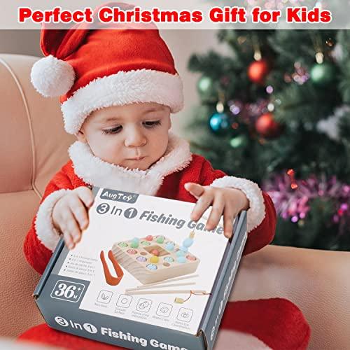 Montessori Toys for Toddlers Wooden Fishing Game Fine Motor Skill Autism Toys Occupational Therapy Learning Magnet Fishing Pole Clamp Chopsticks Preschool Math Game for Kids Age 3 4 5 6 Year Old - Decotree.co Online Shop