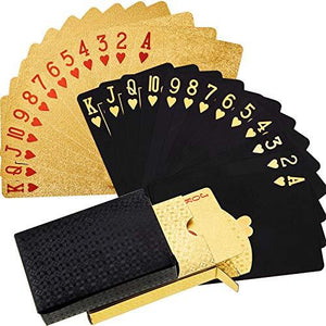 2 Decks Playing Card Waterproof Poker Cards Plastic PET Poker Card Novelty Poker Game Tools for Family Game Party - Decotree.co Online Shop