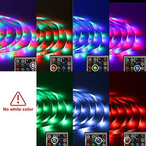 Color Changing Led Strip Lights, Led Lights with 44 Keys Remote and Power Supply for Bedroom Decoration - Decotree.co Online Shop