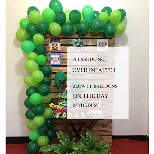 Jungle Balloons Latex Balloons 100 Pcs 10 Inch Green Forest Balloons Garland Kit for Baby Shower Kids Birthday Party Photo Background - Decotree.co Online Shop