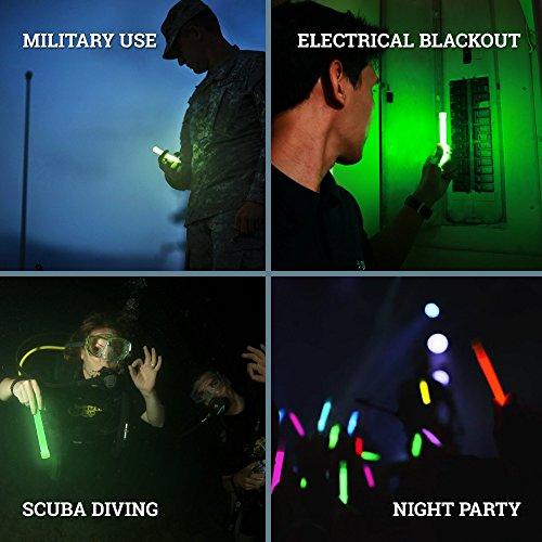 12 Ultra Bright Glow Sticks - Emergency Light Sticks for Camping Accessories, Parties, Hurricane Supplies, Earthquake, Survival Kit and More - Decotree.co Online Shop