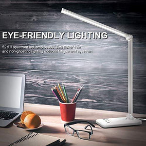 LED Desk Lamp, Eye-Caring Table Lamps, Natural Light Protects Eyes, 5 Modes, 10 Brightness Levels, Touch Control - Decotree.co Online Shop