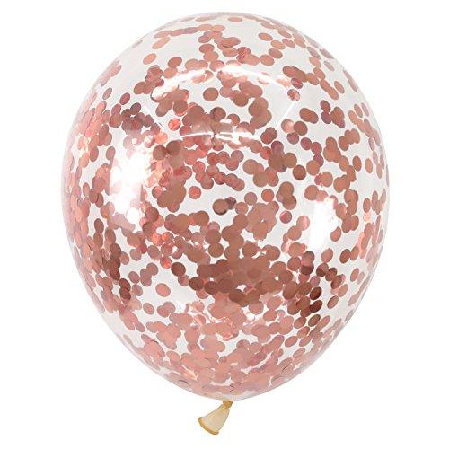 Rose Gold 25 Birthday Party Decorations Supplies, Confetti Balloons for 25th Birthday Decorations for Her - Decotree.co Online Shop