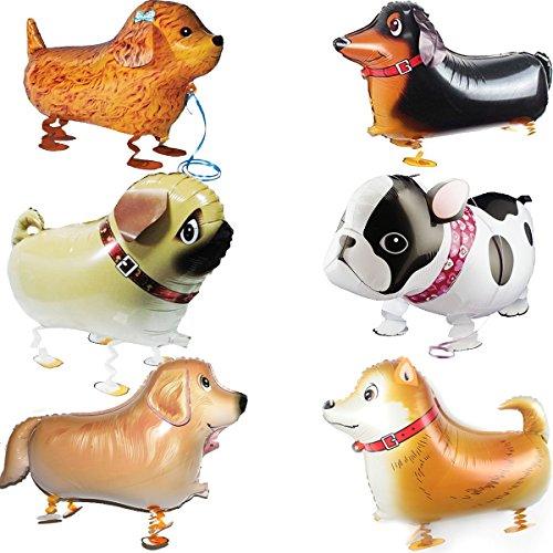 Walking Animal Balloons Pet balloons, 6pcs Puppy Dogs Birthday Party Supplies for Kids - Decotree.co Online Shop