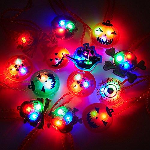 15pcs Halloween LED Necklaces Party Favors for Kids and Adults - Decotree.co Online Shop