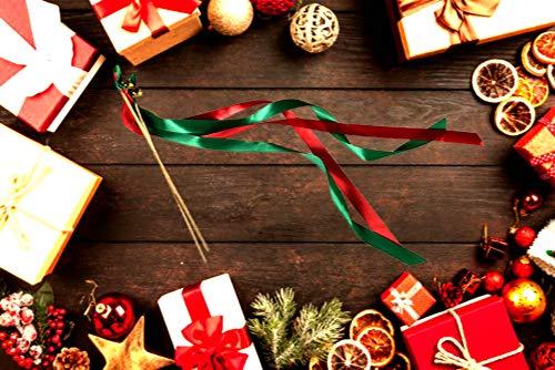 25 Pack Wedding Ribbon Wands with Triple Ribbon and Bell - Decotree.co Online Shop