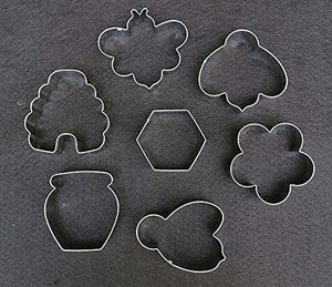 7 Pieces Bee Cookie Cutters Set for Honey Bee Party Decoration Favor - Decotree.co Online Shop