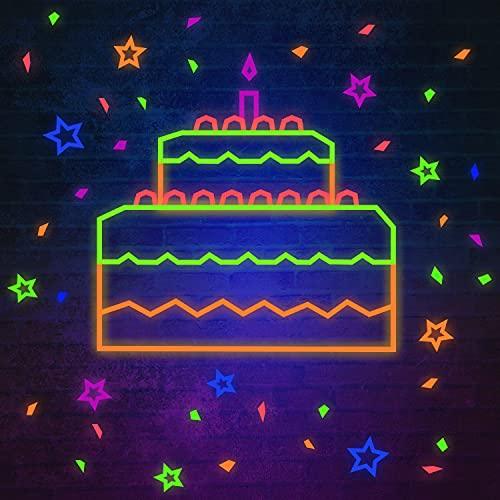 6 Colors Neon Gaffer Cloth Tape, Fluorescent UV Blacklight Glow in The Dark Tape for UV Party - Decotree.co Online Shop