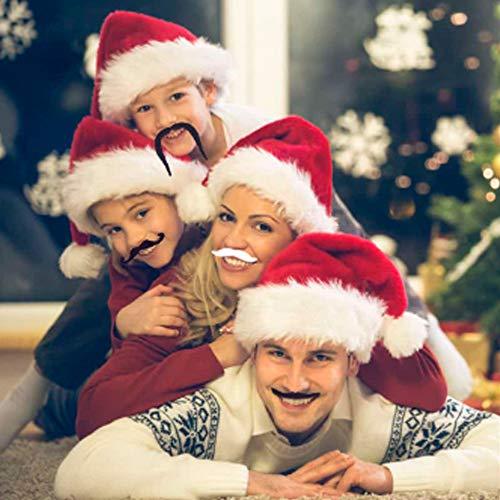 60 Pcs Fake Beard Self Adhesive Novelty Hairy Mustaches Costume Facial Hair for Birthday and Halloween - Decotree.co Online Shop
