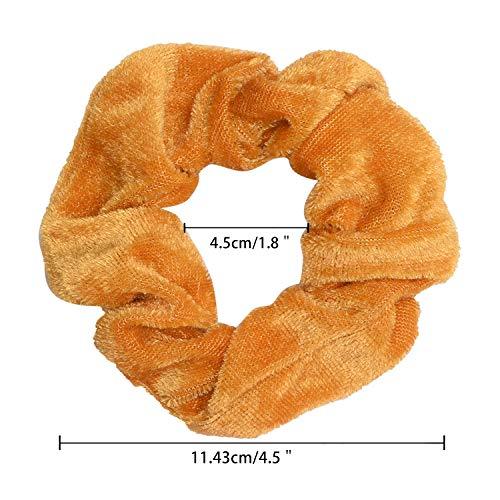 60 Pcs Premium Velvet Hair Scrunchies Hair Bands for Women or Girls Hair Accessories with Gift Bag,Great Gift for Holiday Seasons - Decotree.co Online Shop