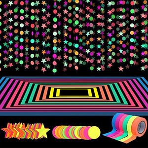 127ft Neon Party Supplies Set for Birthday Wedding Glow Party Decorations - Decotree.co Online Shop