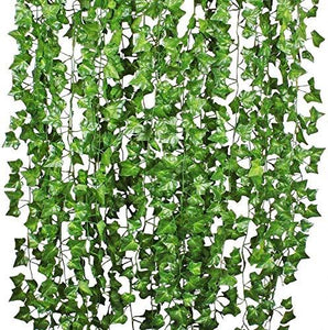 84 Feet 12 Strands Artificial Ivy Leaf Plants Vine Hanging Garland Fake Foliage Flowers Home Kitchen Garden - Decotree.co Online Shop