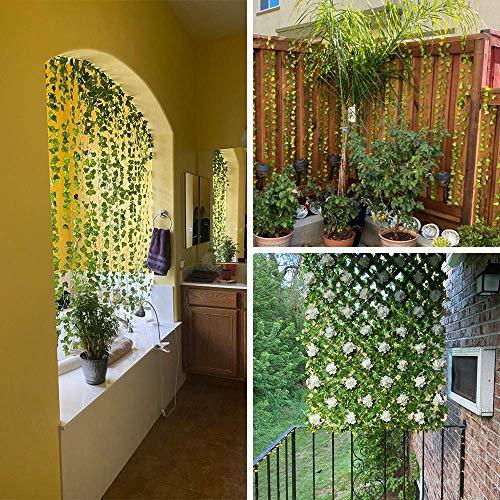 24pcs Fake Vines Fake Ivy Leaves Artificial Ivy, Ivy Garland Greenery Vines for Bedroom Decor - Decotree.co Online Shop