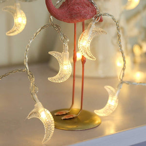 10FT Moon String Lights,Outdoor LED String Lights 20 LED lights for Wedding Garden Decoration - Decotree.co Online Shop