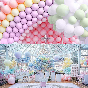 Pastel Colorful Latex Party Balloons for Birthday Baby Shower Party Decoration - Decotree.co Online Shop
