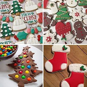 Large 8PCS Christmas Cookie Cutter Set - Decotree.co Online Shop