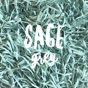 Sage Grey Dusty Green Shredded Tissue Paper Shred Hamper Gift Box Fill Baby Shower Wedding Party Christmas Decor - Decotree.co Online Shop