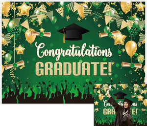 82" x 59" Graduation Backdrop for Photography Congrats Grad Class of 2022 Prom Party Supplies Decorations - Decotree.co Online Shop