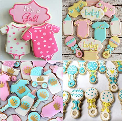 Baby Shower Cookie Cutter Set - 8 Piece Stainless Steel Cutters Molds - Decotree.co Online Shop