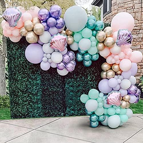 150pcs Mermaid Tail Balloon Garland Arch Kit, Mermaid Theme Girl Birthday Party Decorations - Decotree.co Online Shop