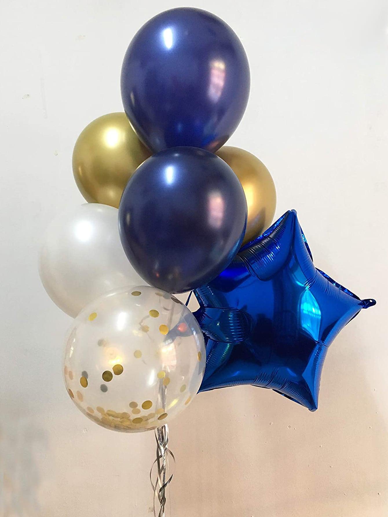 62pcs Birthday Party Number Shaped Balloon Set - Decotree.co Online Shop