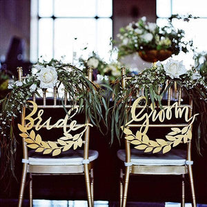 Bride and Groom Chair Decor - Decotree.co Online Shop
