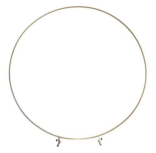 7.2ft (2.2m) Gold Metal Circle Balloon Arch kit Decoration, for Birthday Party Decoration, Wedding Decoration - Decotree.co Online Shop