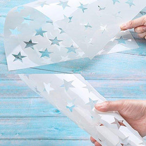 7 Pieces American Flag 50 Stars Stencil Template for Painting on Wood, Fabric, Paper, Airbrush - Decotree.co Online Shop
