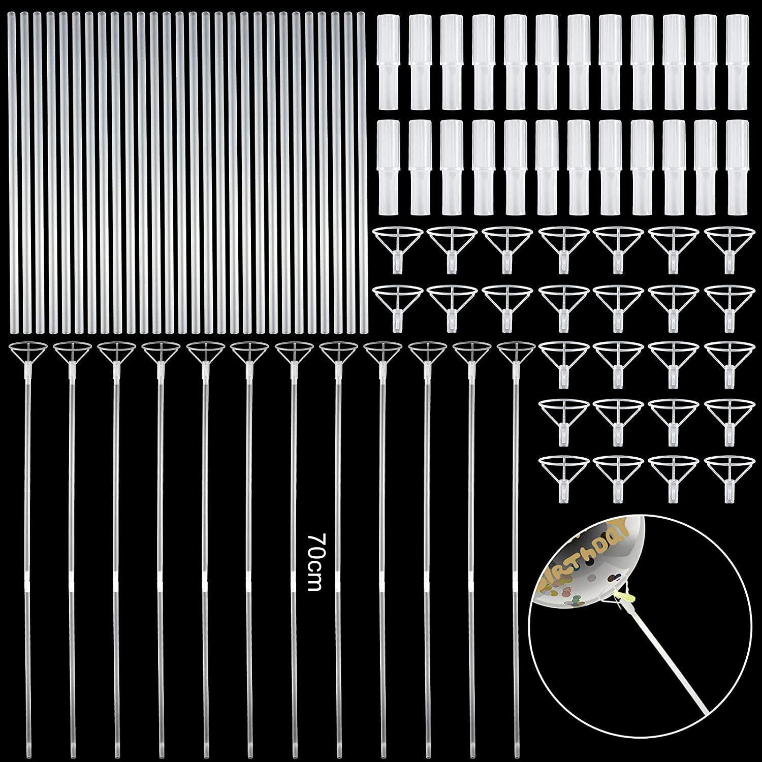 70cm Wedding Birthday Party Big Latex Stuffing Clear Balloons Foil Balloons Holder Sticks - Decotree.co Online Shop