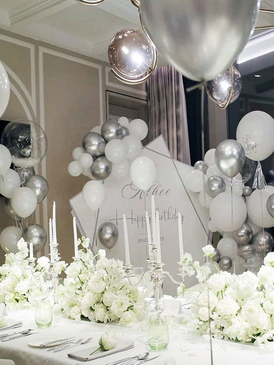 70pcs Wedding Decorative Balloon Set - Decotree.co Online Shop