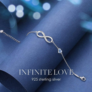 CDE Infinity Heart Symbol Charm Bracelet for Women Jewelry Gift Birthday Gifts for Women Mom - Decotree.co Online Shop