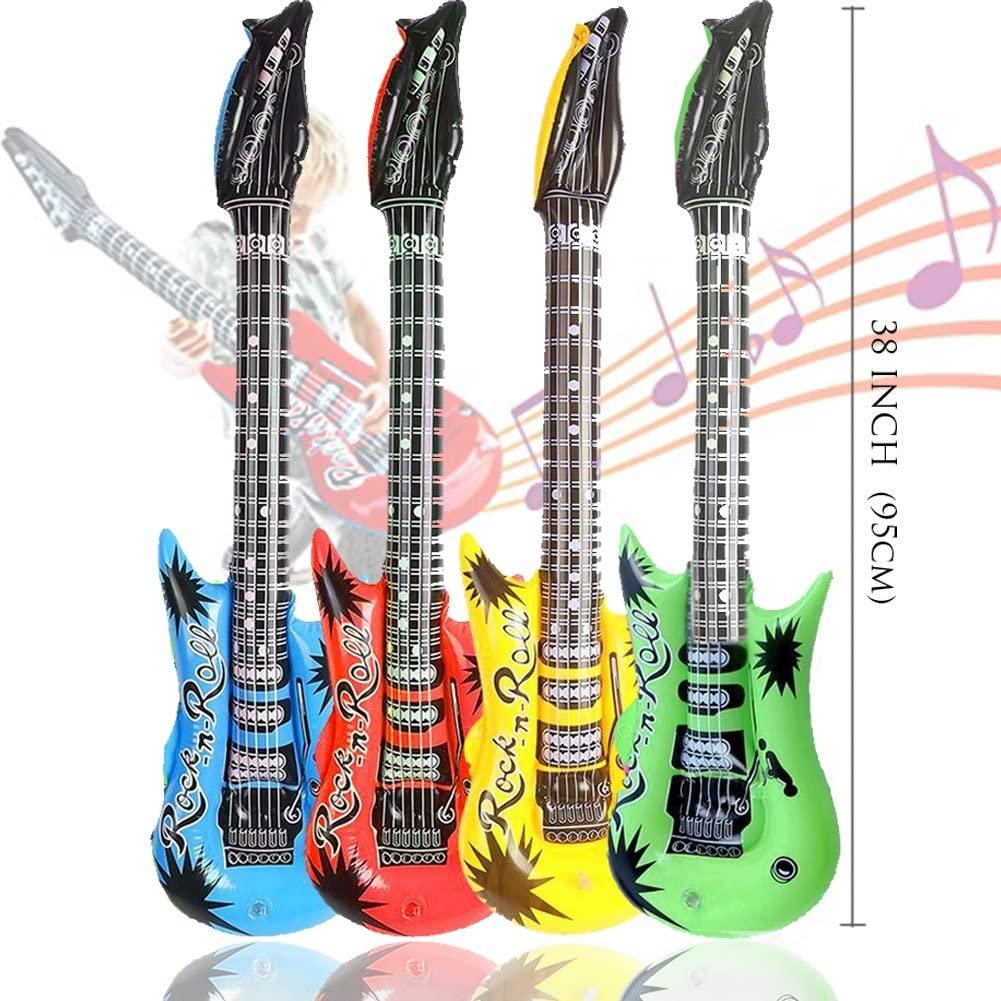 Inflatable Rock Star Toy Set, 18 Pack Inflatable Party Props - Decotree.co Online Shop