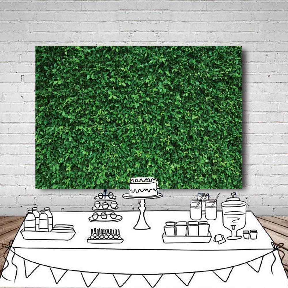 7x5FT Green Leaves Photography Backdrops Nature Backdrop Birthday Background - Decotree.co Online Shop