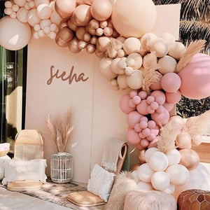 158Pcs Dusty Rose Pink Balloon Garland Kit Arch - Decotree.co Online Shop