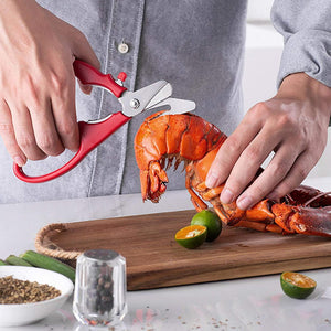 Stainless Steel Seafood Cutting Scissors - Decotree.co Online Shop