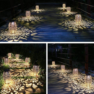 Solar Lantern Lights for Hanging or Table Outdoor Solar Light for Patio Courtyard Garden - Decotree.co Online Shop
